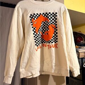 Harry Styles Love On Tour Cream Pullover Sweatshirt